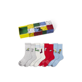 Peanuts x Bombas: Youth Calf Sock 4-Pack Gift Box