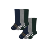 Men's Everyday Compression Knee High Sock 6-Pack (15-20mmHg)
