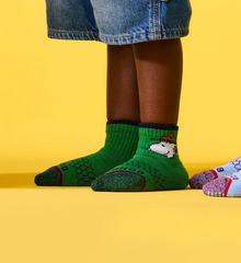 Peanuts x Bombas: Junior Gripper Calf Sock 4-Pack Gift Box