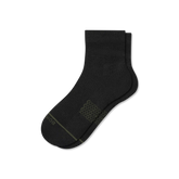 Women's Merino Wool Blend Modern Rib Quarter Socks