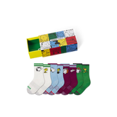 Peanuts x Bombas: Junior Gripper Calf Sock 4-Pack Gift Box