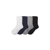 Men's Modern Rib Half Calf Sock 4-Pack