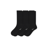 Women's Merino Cashmere Blend Fine Rib Calf Sock 3-Pack