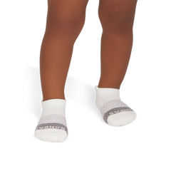 Toddler Tri-Block Gripper Ankle Sock 6-Pack