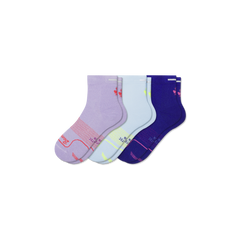 Women's Run Quarter Sock 3-Pack
