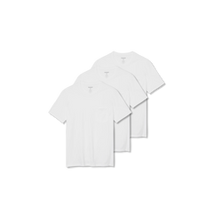 Men's Pima Cotton Pocket Crew Neck T-Shirt 3-Pack
