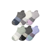 Youth Tri-Block Ankle Sock 6-Pack
