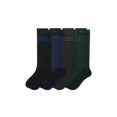 Men's Dress Over the Calf Sock 4-Pack