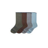 Men's Merino Wool Blend Calf Sock 4-Pack