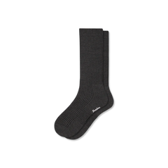 Men's Merino Cashmere Blend Fine Rib Calf Socks