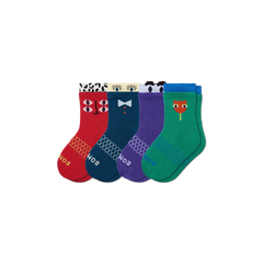 Junior Eye Spy Calf Sock 4-Pack
