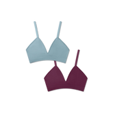 Women's Seamless Triangle Bralette 2-Pack