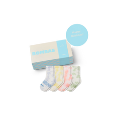 Junior Celebration Calf Sock 4-Pack Gift Box