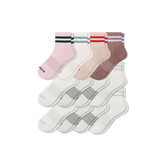 Women's Vintage Stripes Quarter Sock 12-Pack