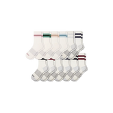 Women's Vintage Stripes Half Calf Socks 12-Pack