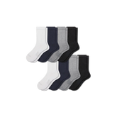 Men's Modern Rib Half Calf Sock 8-Pack
