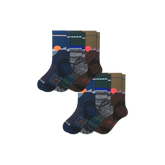 Men's Hiking Calf Sock 6-Pack