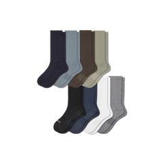 Men's Modern Rib Calf Sock 8-Pack