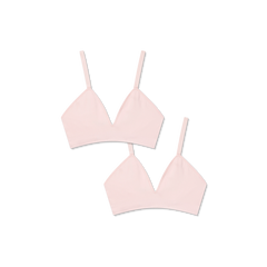 Women's Seamless Triangle Bralette 2-Pack