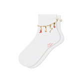 Bombas x Susan Alexandra Charms and Anklet Quarter Socks