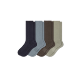 Men's Modern Rib Calf Sock 4-Pack