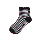 Women's Ruffle Rib Quarter Socks