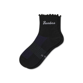 Women’s UltraLite Ruffle Sport Quarter Socks