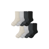 Men's Merino Wool Blend Half Calf Sock 8-Pack