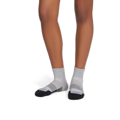 Women's Merino Wool Blend Run Quarter Socks