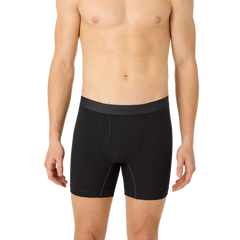 Men's Cotton Modal Blend Boxer Brief 6" 6-Pack