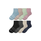 Women's Merino Wool Blend Quarter Sock 8-Pack