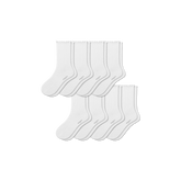 Women's Ruffle Rib Half Calf Sock 8-Pack