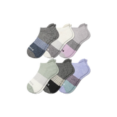Youth Tri-Block Ankle Sock 6-Pack