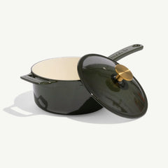 Enameled Cast Iron Saucepan