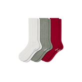 Women’s Pointelle Calf Sock 3-Pack