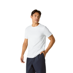 Men's Pima Cotton Slim Crew Neck T-Shirt 3-Pack