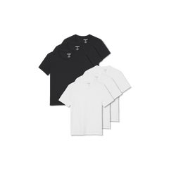 Women's Pima Cotton Slim Crew Neck T-Shirt 6-Pack