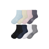 Women's Modern Rib Quarter Sock 8-Pack