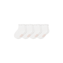Baby Ruffle Rib Calf Sock 4-Pack (6-12 Months)