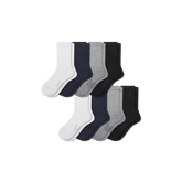 Women's Modern Rib Half Calf Sock 8-Pack