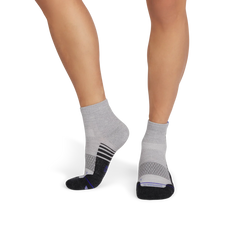 Men's Merino Wool Blend Run Quarter Sock 6-Pack
