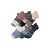 Men’s Tri-Block Ankle Sock 6-pack