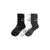 Men's Run Half Calf Sock 3-Pack