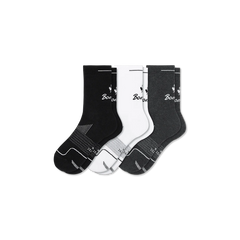 Men's Run Half Calf Sock 3-Pack