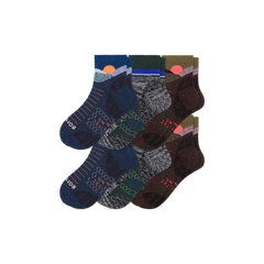 Men's Hiking Quarter Sock 6-Pack