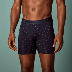 Men's Cotton Modal Blend Boxer Brief 6"