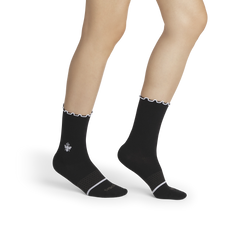 Women’s Ruffle Sport Half Calf Socks