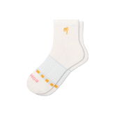Women's Beach Day Embroidered Quarter Socks