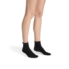 Women's Ruffle Rib Quarter Sock 8-Pack