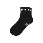 Women's Rosette True Rib Quarter Socks